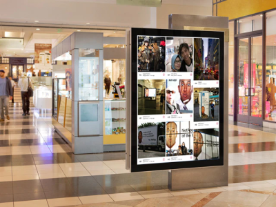 Digital Signage Social Feed